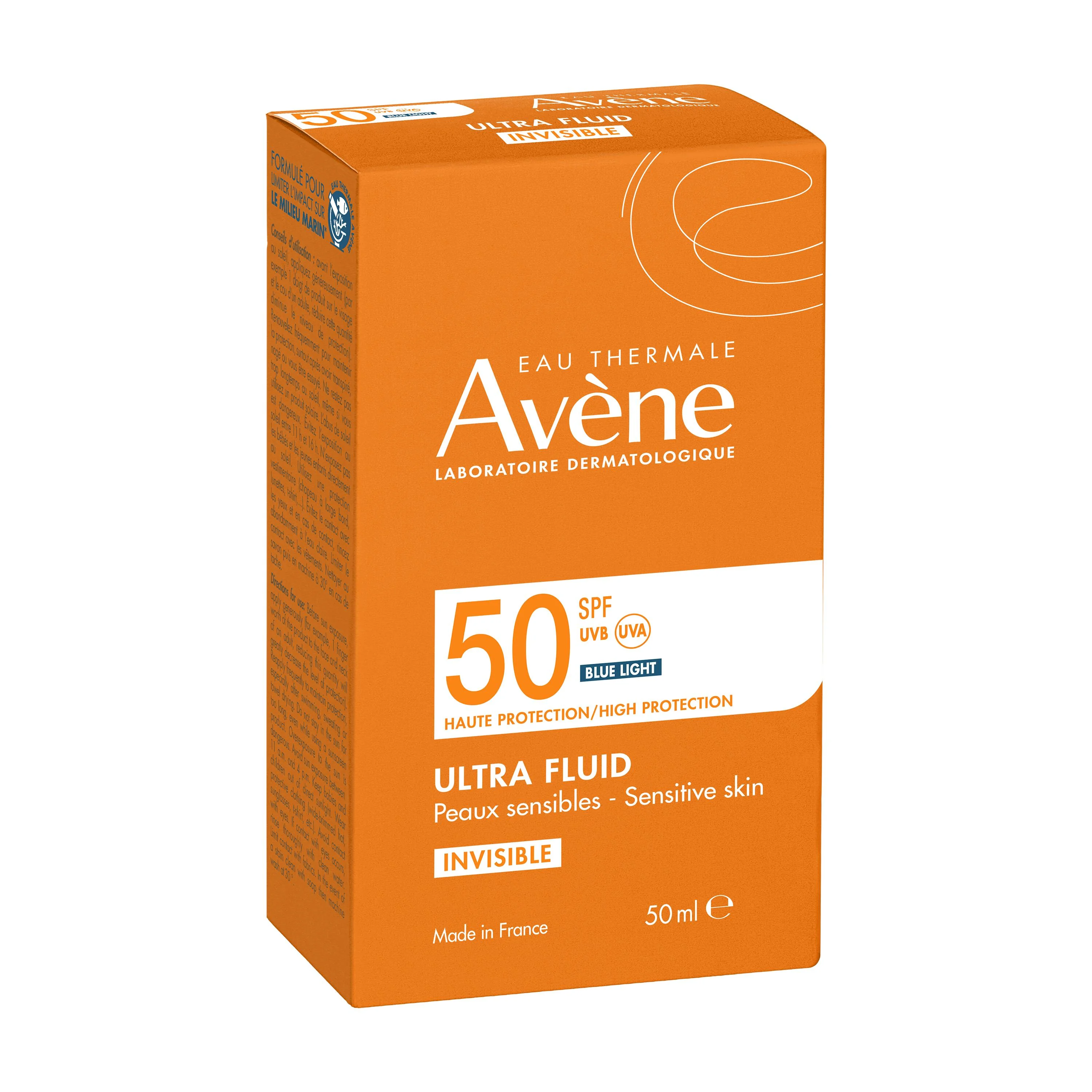 Avène Sun Ultra Fluid Invisible SPF 50 50 ml