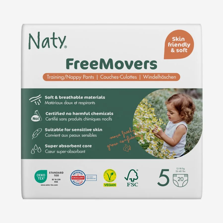 Eco by Naty Naťahovacie plienkové nohavičky Junior 12 - 18 kg 1×20 ks , plienkové nohavičky