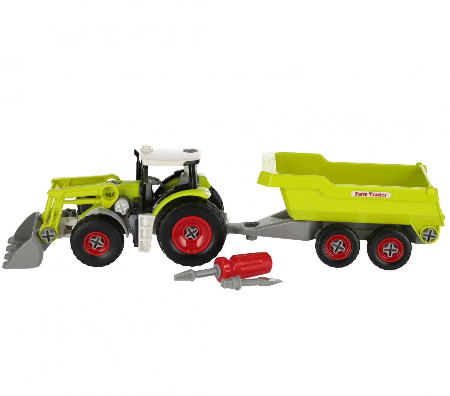 Zelený traktor s príslušenstvom , 6EU545248