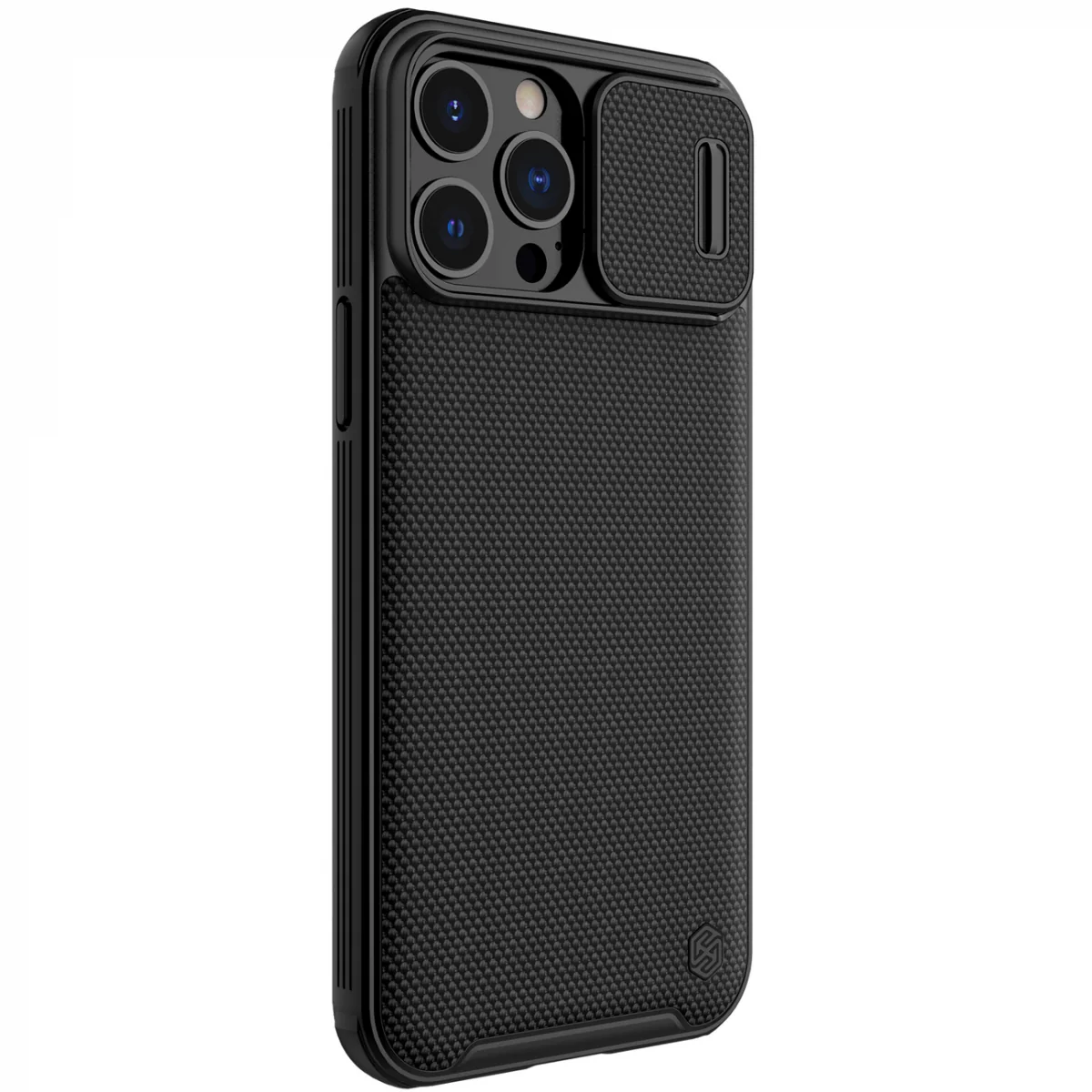 Nillkin Texture silikónový kryt na iPhone 13 Pro Max, čierny