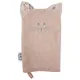 EKO Žinka bavlnená s uškami Cat Rose pink 20x15 cm