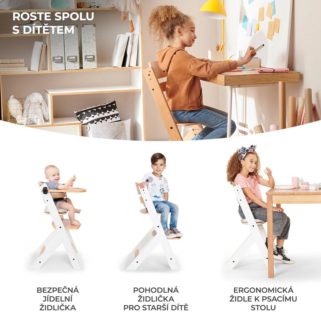 Stolička jedálenská Enock Black, Premium