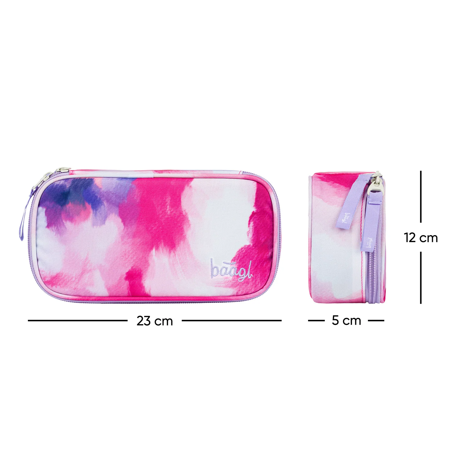 Baagl Školský peračník etui Painting vzor maľba