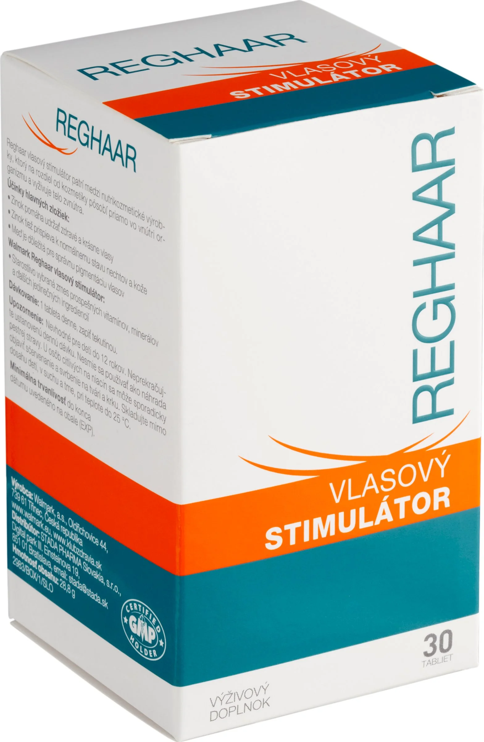 REGHAAR VLASOVÝ STIMULÁTOR 1×30 tbl, vlasový stimulátor