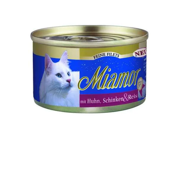 Miamor Konzerva Feine Filets Kura+Šunka 100g 1×100 g