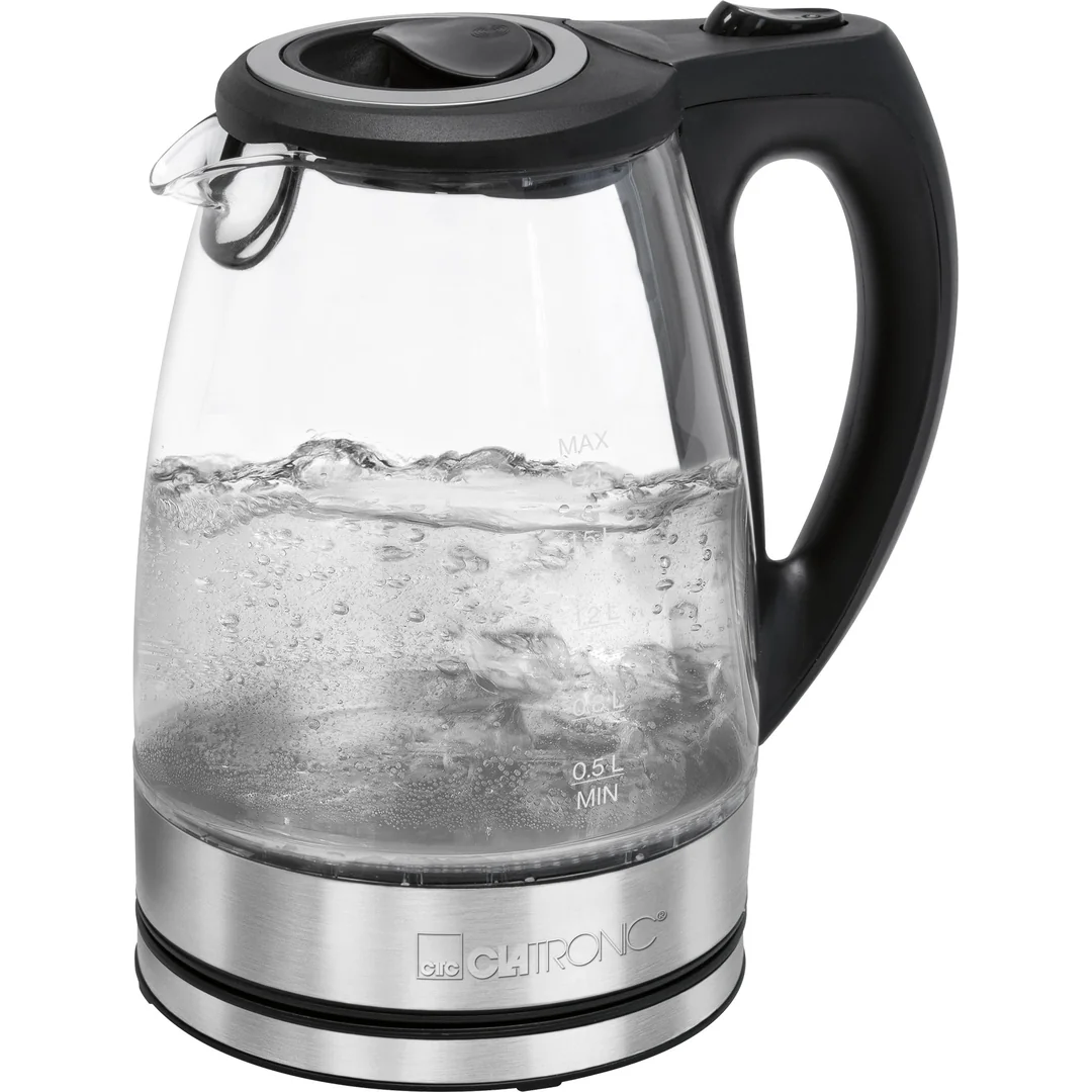 Clatronic WKS 3744 G rýchlovarná kanvica sklenená 1,7 l