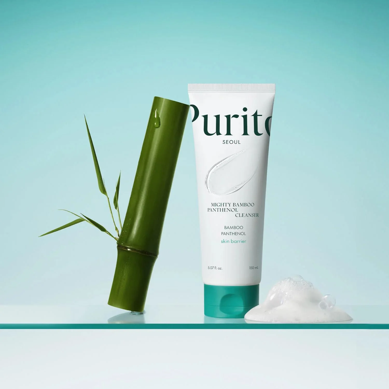 Purito Mighty Bamboo Panthenol Cleanser čistiaci gél s upokojujúcim účinkom 150 ml