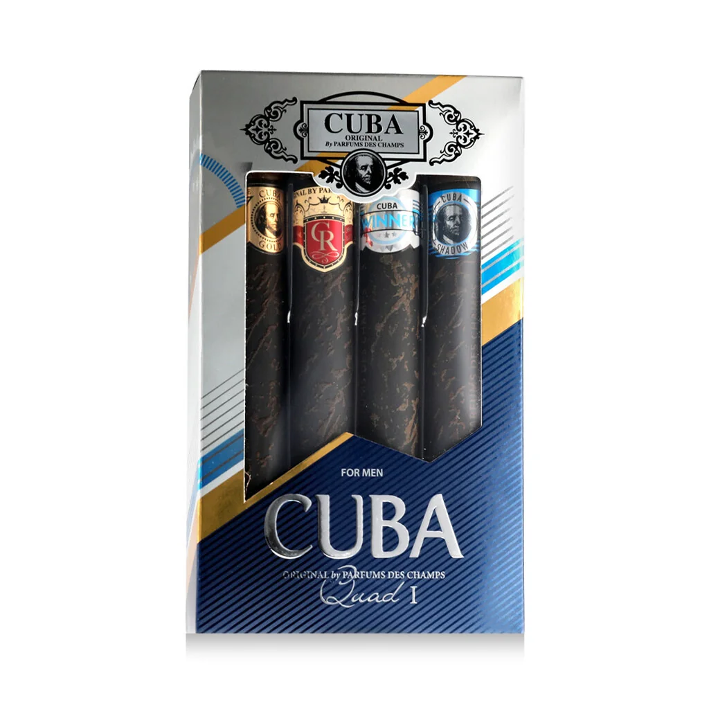 Cuba Cuba Set EDT Gold 35 ml + EDT Royal 35 ml + EDT Winner 35 ml + EDT Shadow 35 ml M