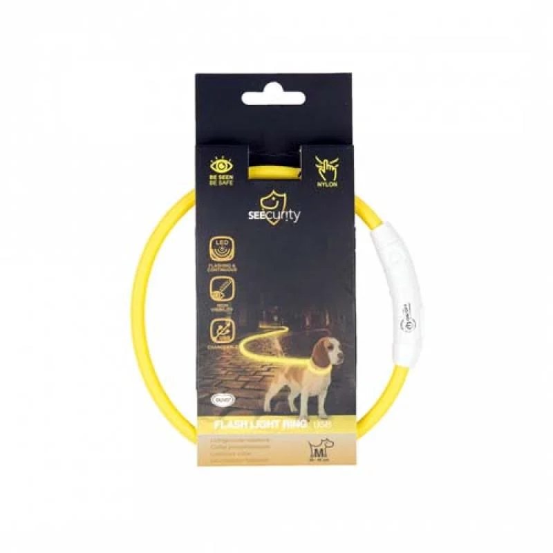 DUVO+ LED svietiaci obojok s USB nabíjaním 45cm