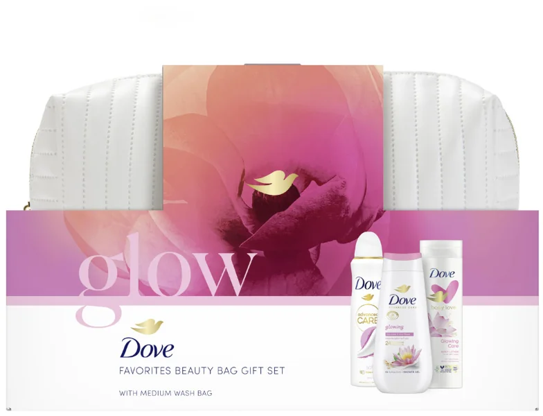 Dove k. Glow (bl+sg+antip+taška) 1 set