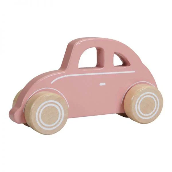 LITTLE DUTCH Autíčko chrobák Pink 1×1 ks