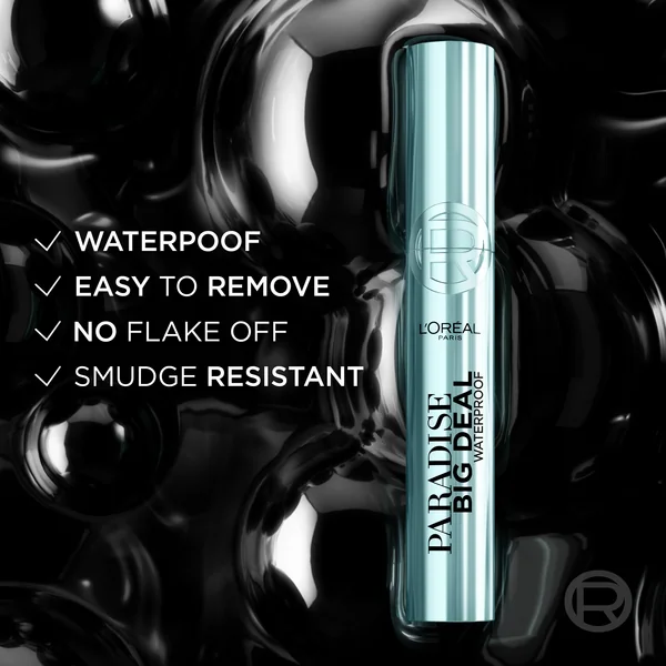 L’Oréal Paris Paradise Big Deal vodeodolná maskara Black 9,9 ml