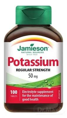 JAMIESON DRASLÍK 50 mg 1×100 tbl, draslík