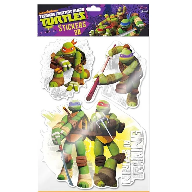 3D nálepky na stenu korytnačky Ninja , 6EU301094