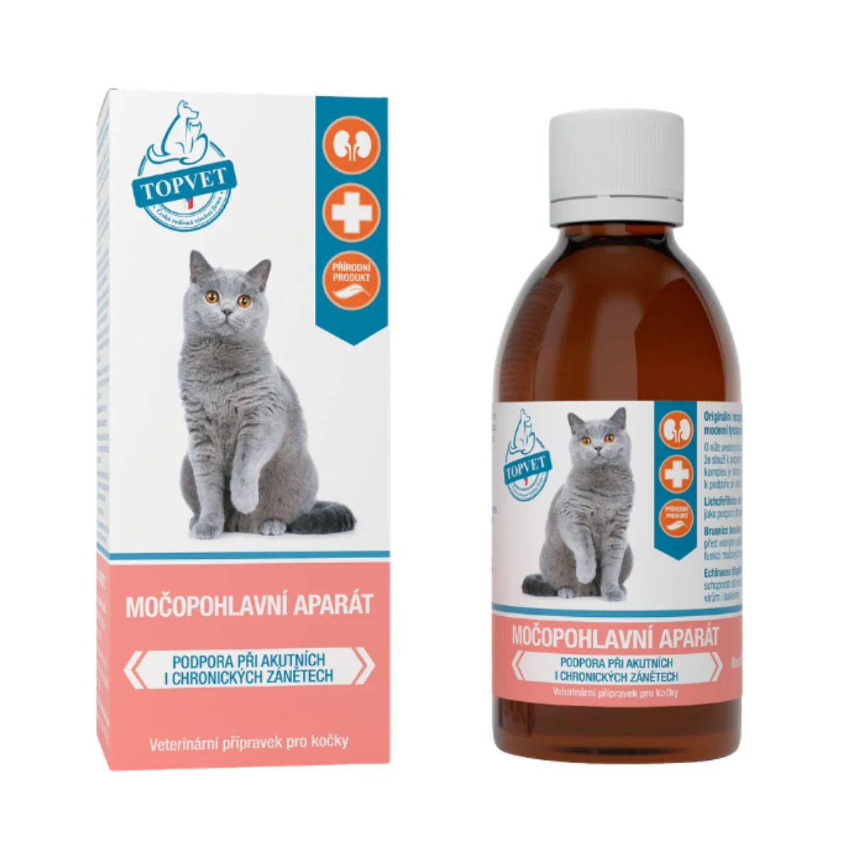 Topvet Močopohlavný aparát pre mačky 200 ml - Green idea
