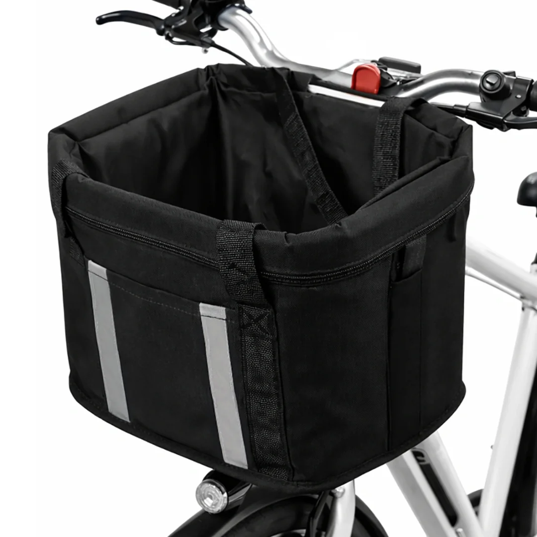 MG Bike Basket V2 košík na bicykel na riadidlá, čierny