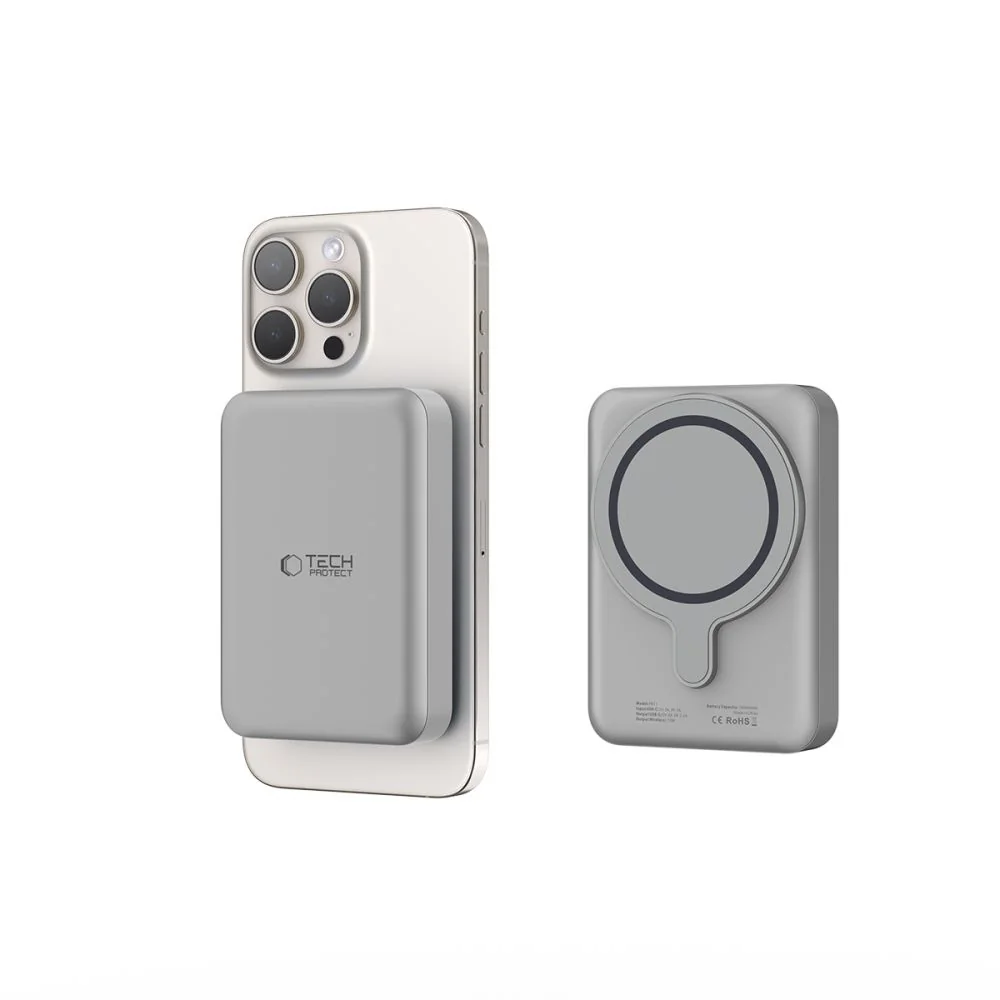 Tech-Protect PB11 MagSafe Powerbank 10000mAh 15W, titanium