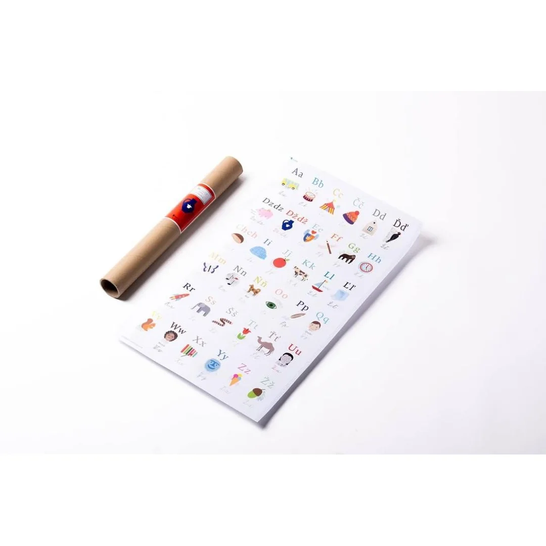 Poketo Plagát slovenská abeceda 