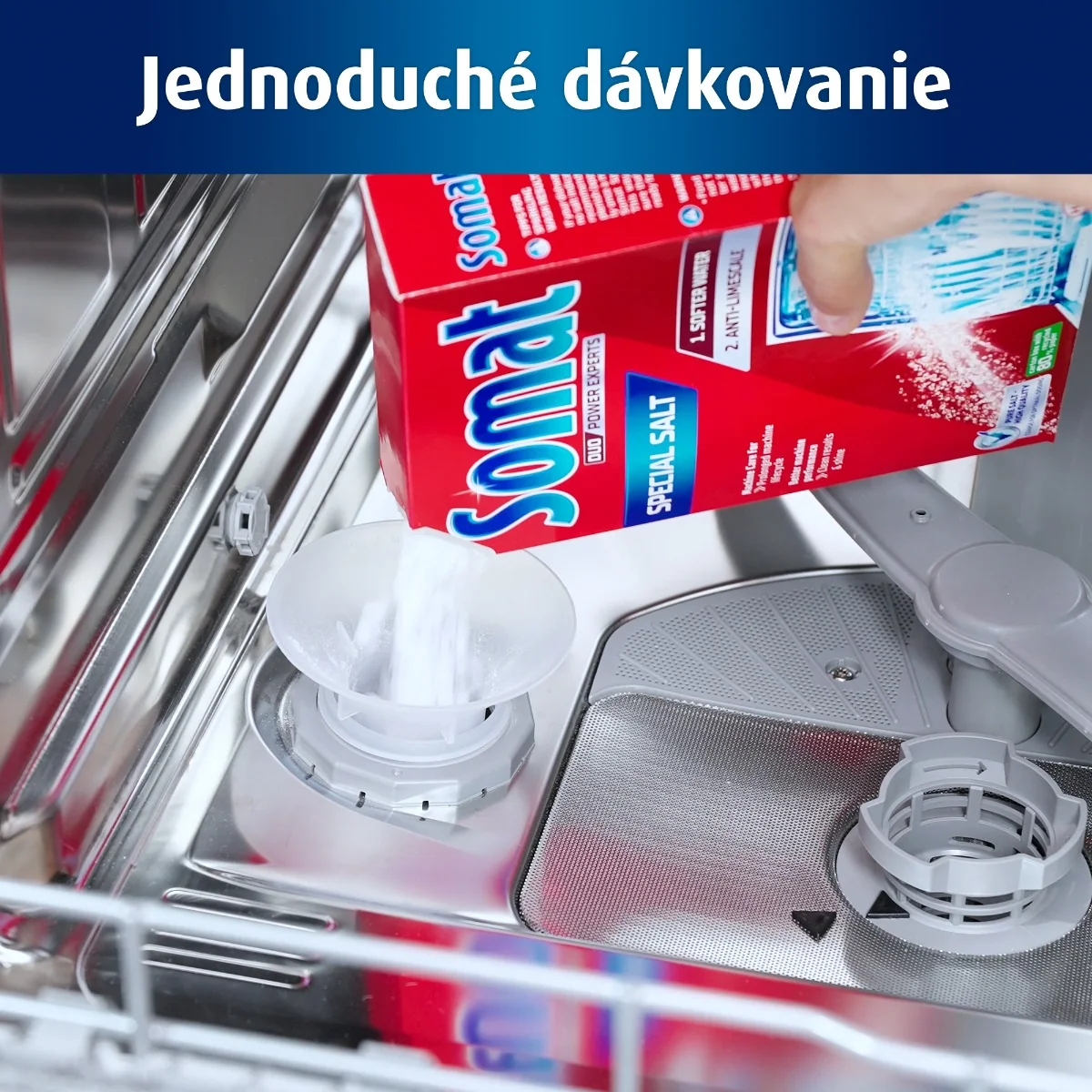 Somat soľ do umývačky riadu 1×1500 g, soľ do umývačky