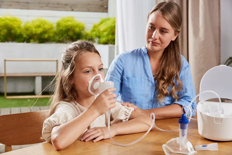 MICROLIFE INHALÁTOR NEB PRO 2v1 "Poškodený obal" 1×1 set, inhalátor a nosová voda, produkt s poškodeným obalom