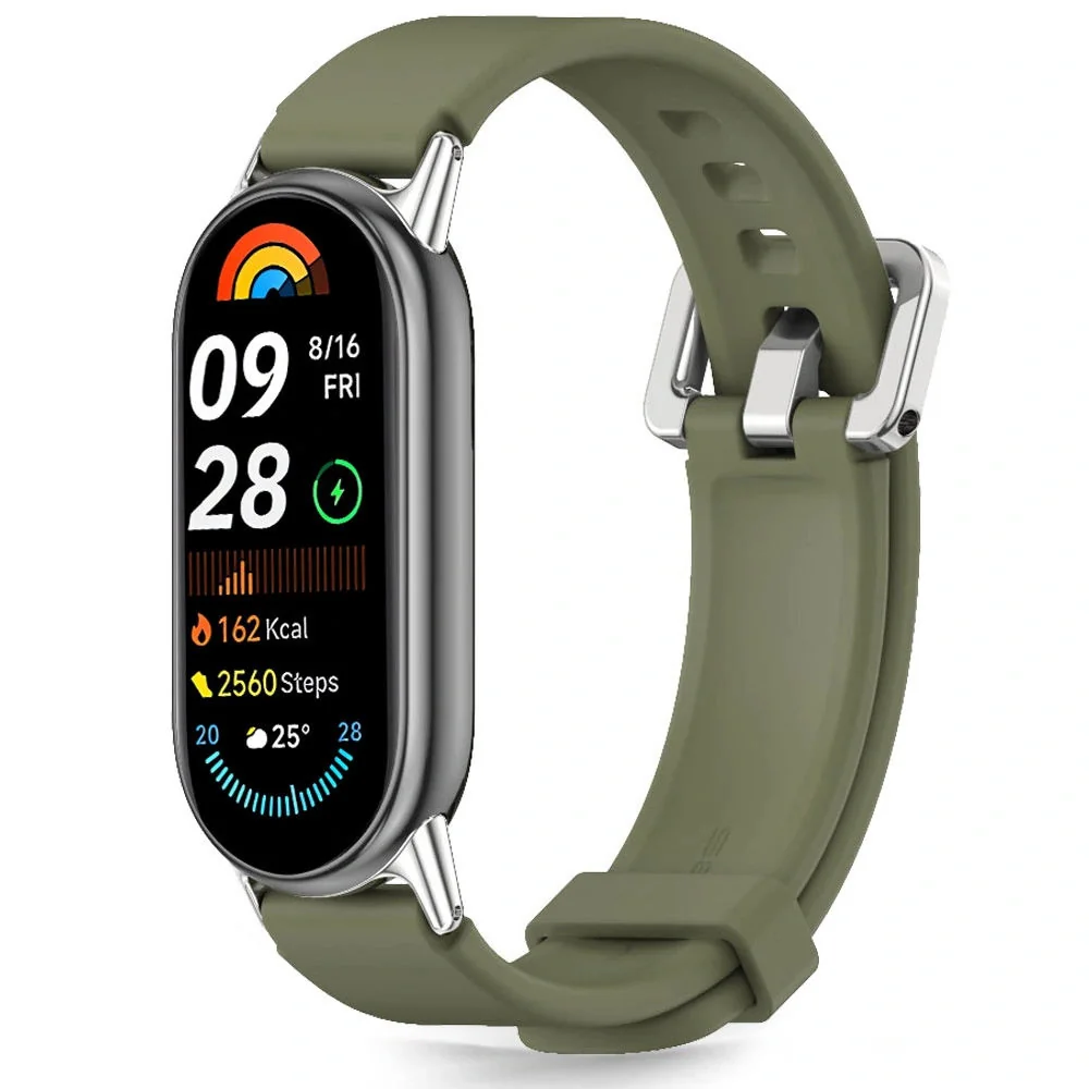 Tech-Protect Iconband Classic remienok na Xiaomi Smart Band 8 / 9 / 10, army green , army green