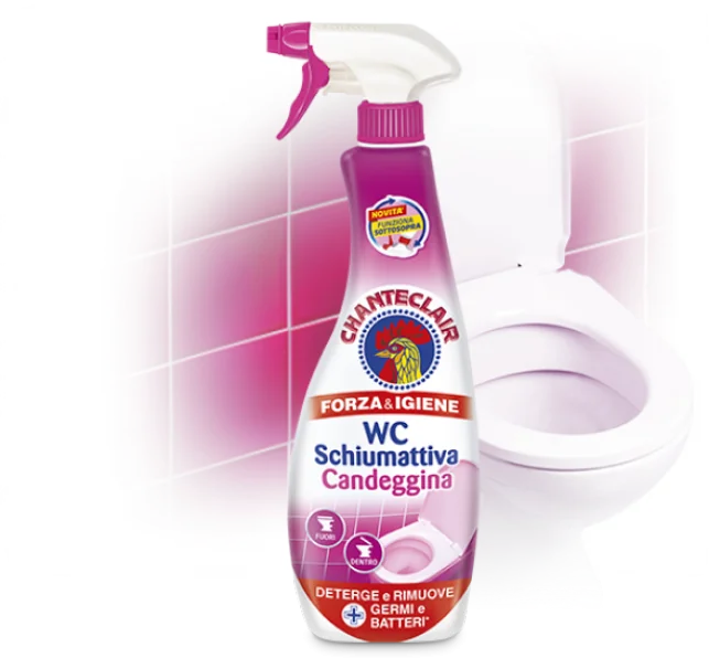 Chanteclair pena bieliaca na WC 1×625 ml, čistiaci prostriedok