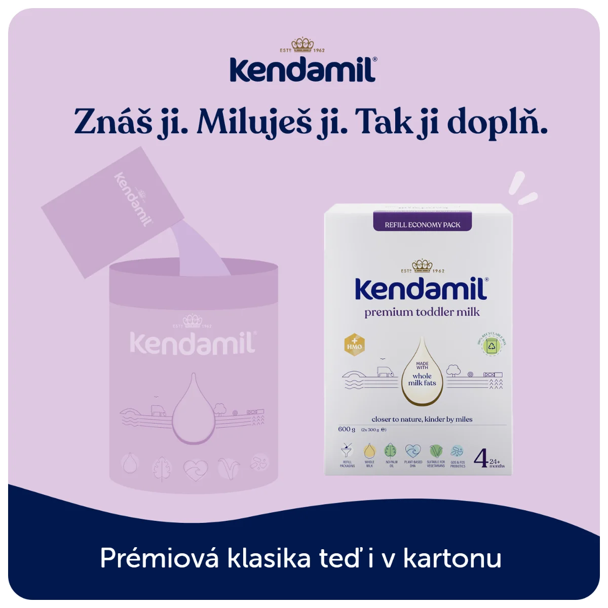 Kendamil Premium Box 4 1×600 g, dojčenská výživa