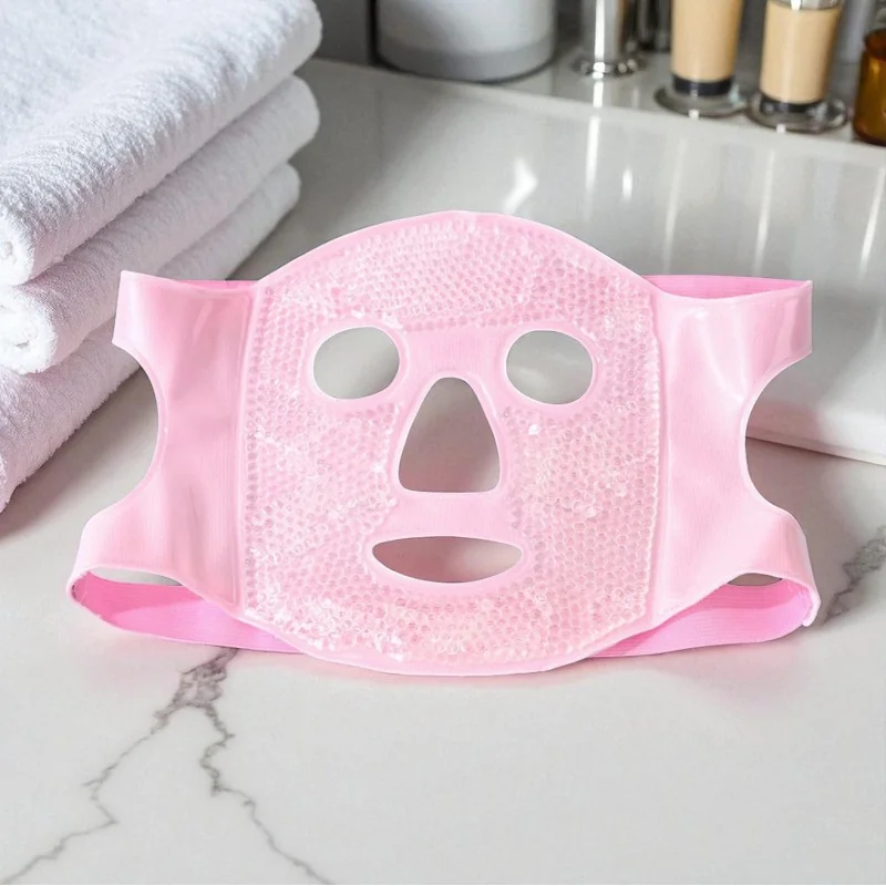 Livefy Mask obojstranná gélová maska na tvár, ružová