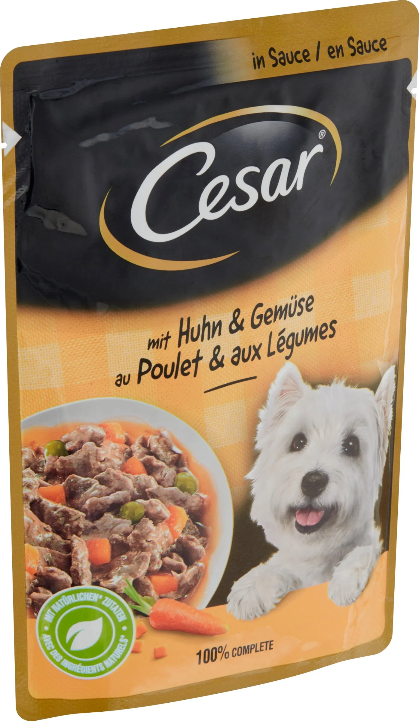 Cesar Kapsička Kura+Želenina 1×100 g, kapsička pre psy