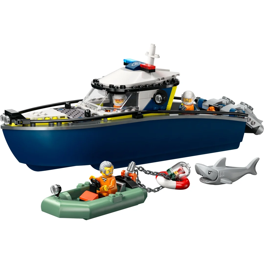 LEGO® City 60456 Naháňačka v policajnej lodi