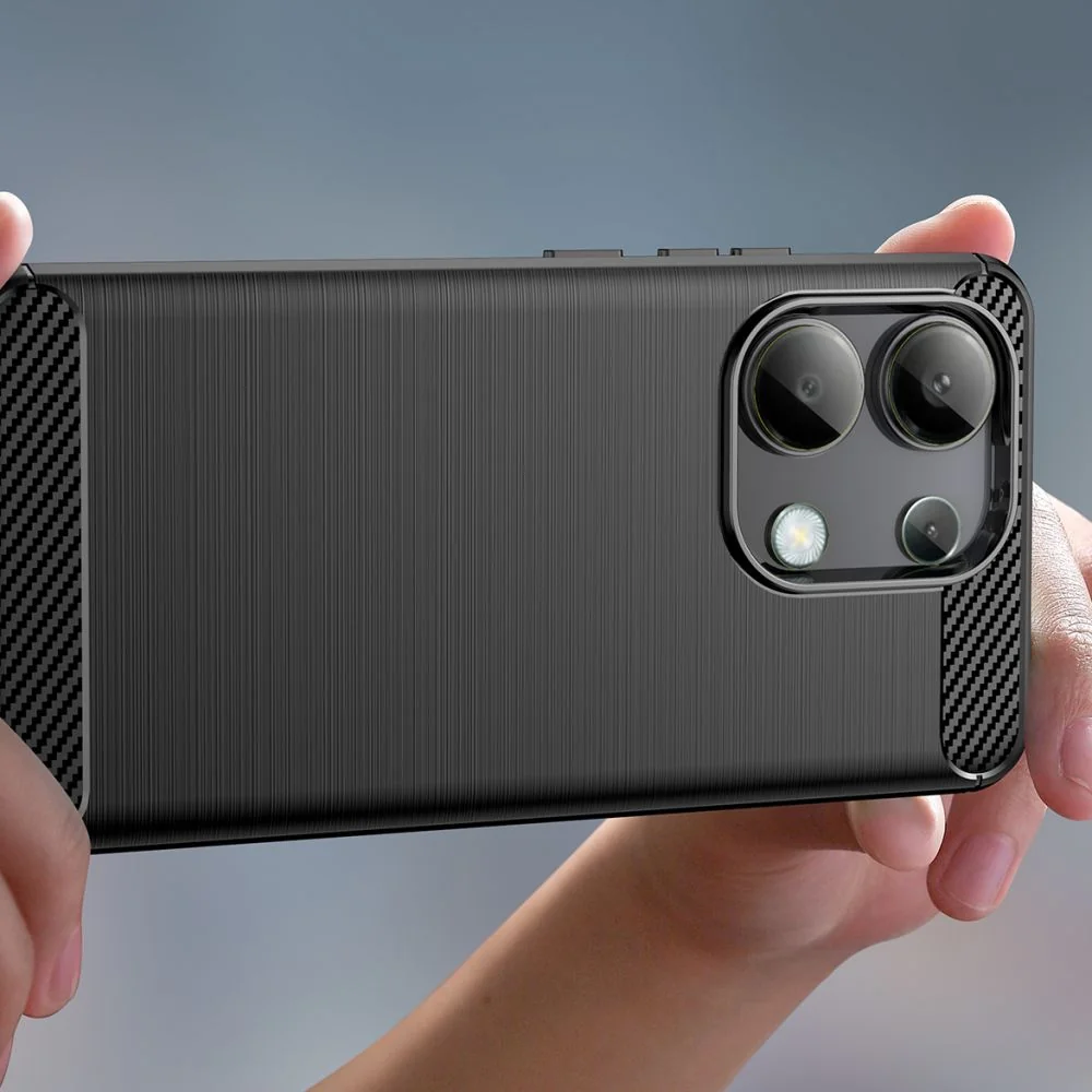 Tech-Protect Carbon kryt na Xiaomi Redmi Note 13 4G čierny