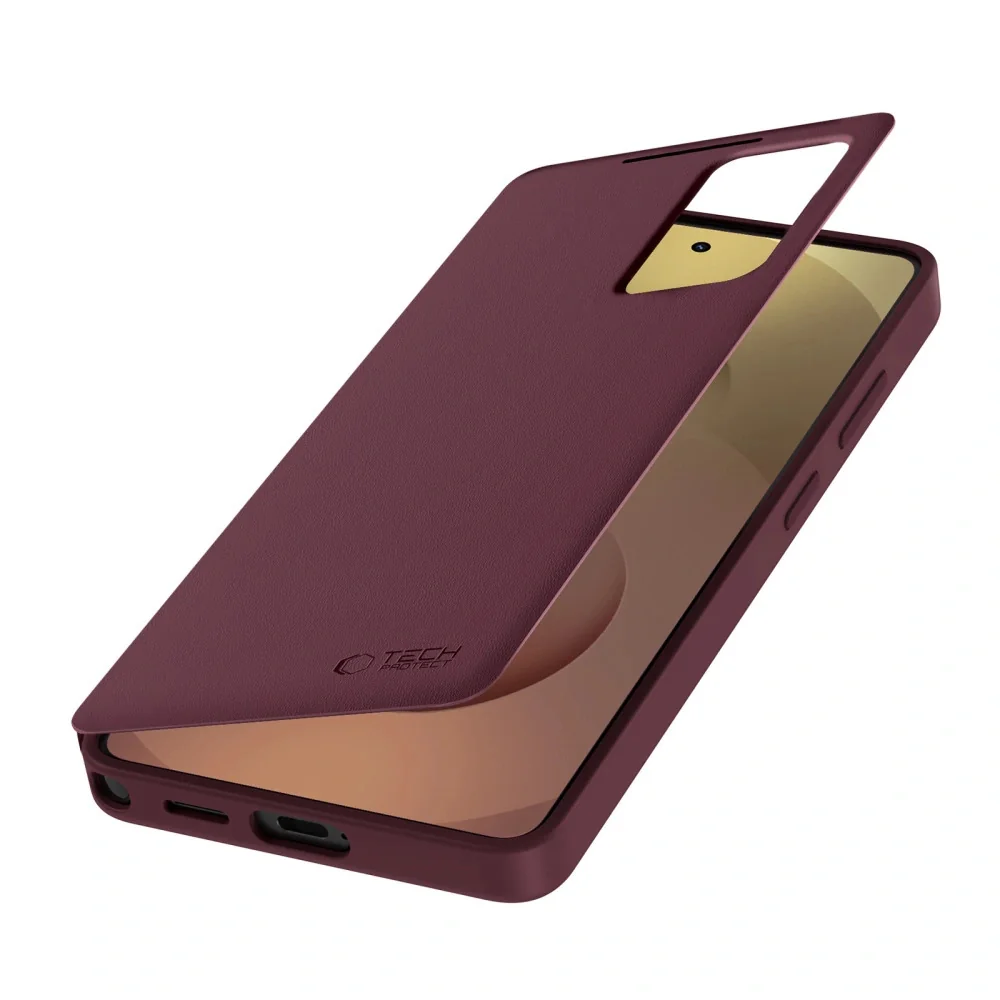 Tech-Protect Smart Wallet knižkové puzdro na Samsung Galaxy S26 Ultra, bordové bordové