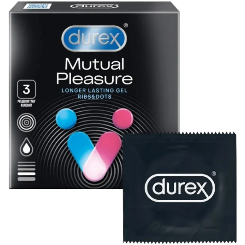 Durex Mutual Pleasure krabička SK distribúcia 3 ks