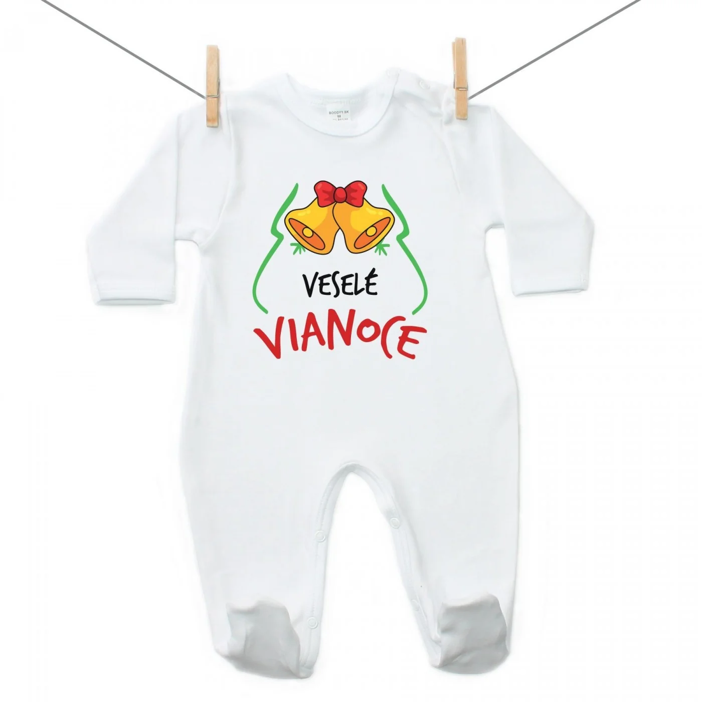 Boodyy Overal Veselé Vianoce Veľkosť: 80