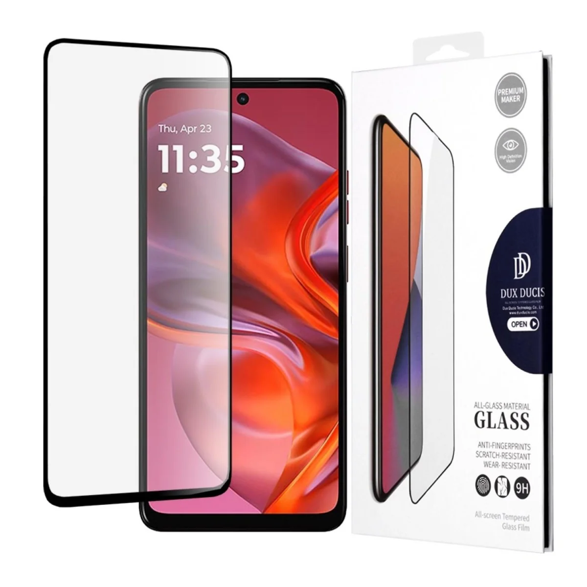 10D Tvrdené sklo pre Motorola Moto G05/Moto E15 - Čierna 1 x 10D sklo, Čierna