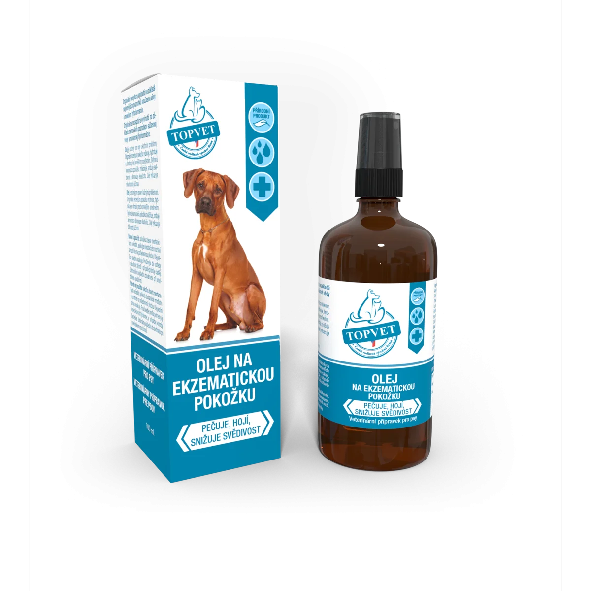 Olej na ekzematickú pokožku pre psov – 100 ml – Green idea