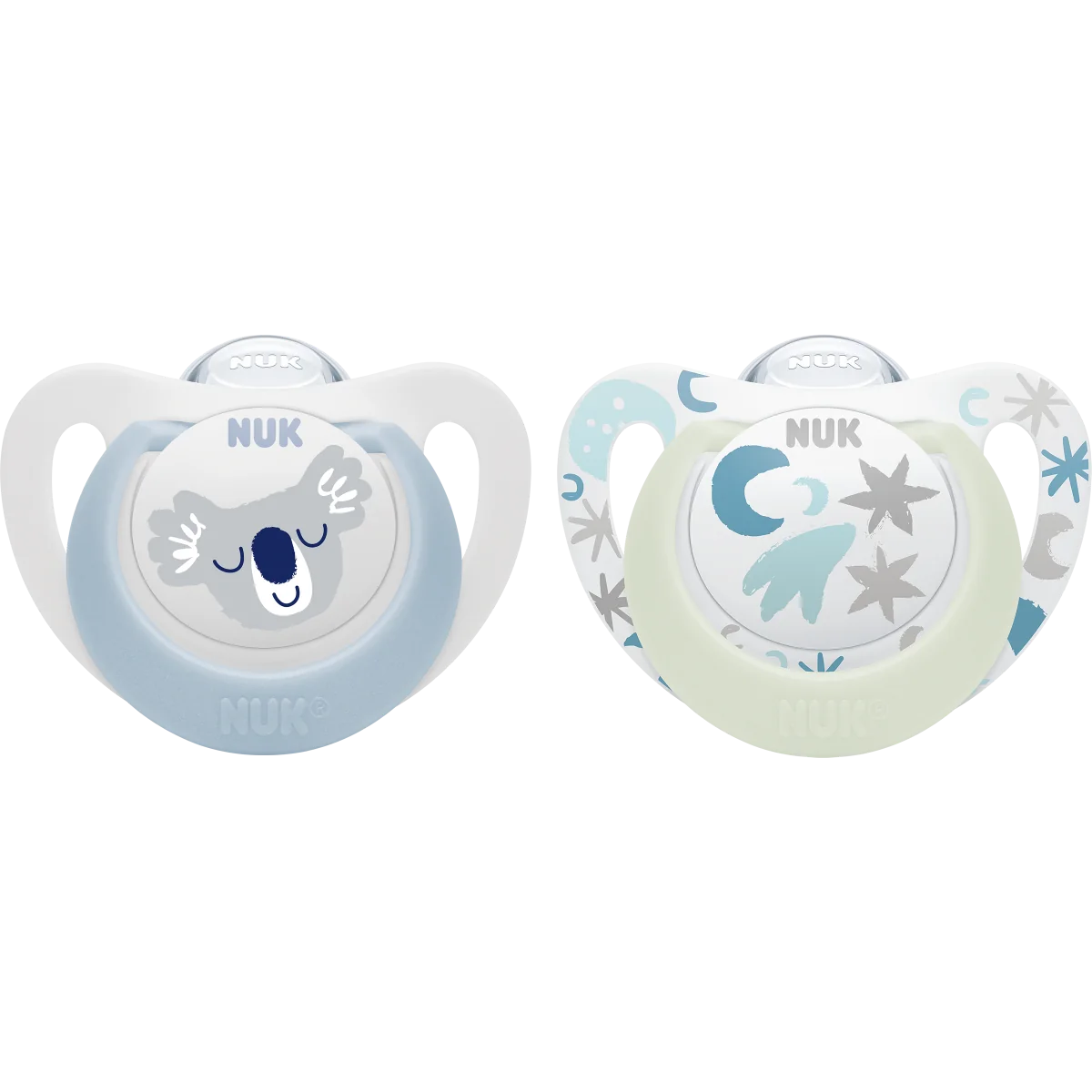 NUK CUMLIK STAR DEN & NOC 0-6M 2KS 1×2 ks, cumlík 0-6m