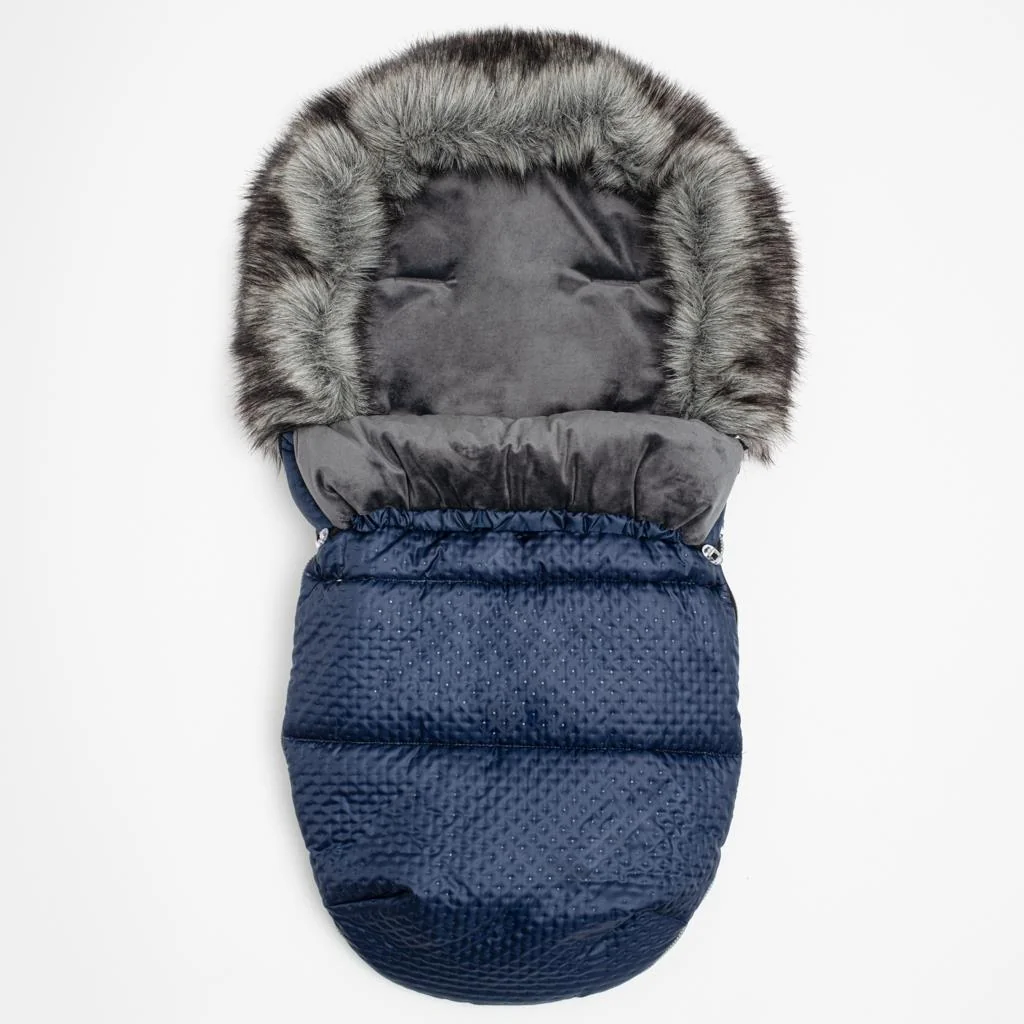 Zimný fusak New Baby Lux Fleece blue , 20C53456