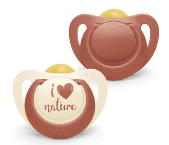 NUK For Nature latexový cumlík 6-18m 1×2 ks, latexové cumlíky