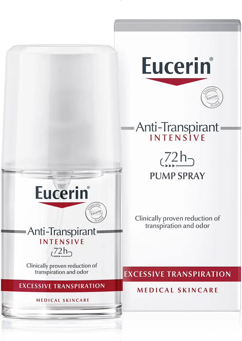Eucerin Deo Intenzívny antiperspirant 1×30 ml, sprej