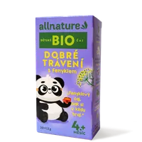 Allnature BIO Detský čaj Dobré trávenie s feniklom