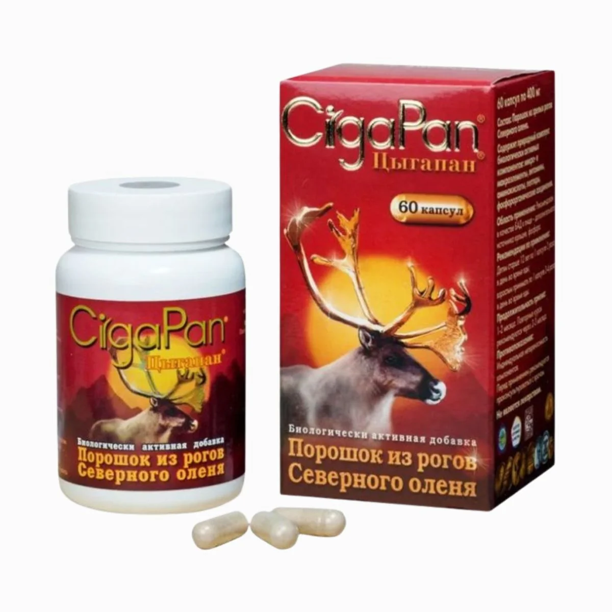 CigaPan - extrakt zo sobých parohov - 60 kapsúl