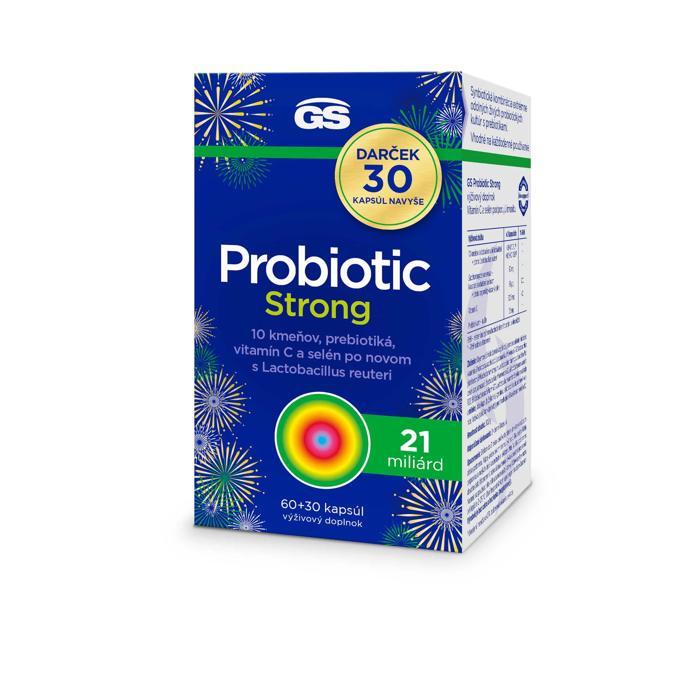 GS Probiotic Strong cps. 60+30 darček 90 cps