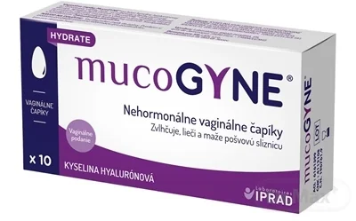 mucoGYNE 1×10 ks, vaginálne čapíky