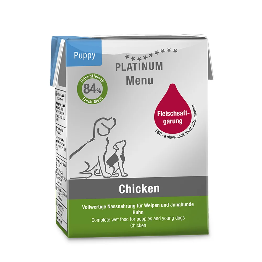 Platinum Menu Puppy Chicken - kuracie pre šteniatka 375 g