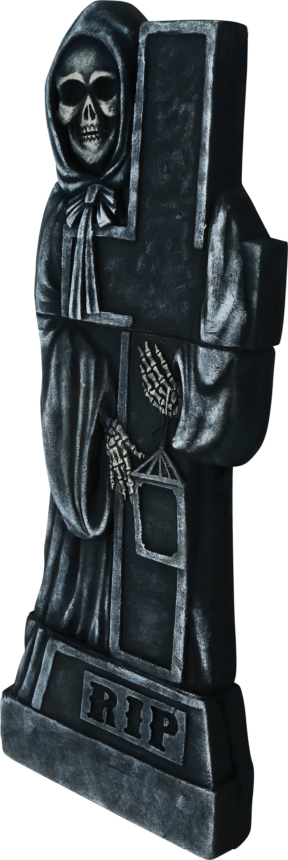 Náhrobný kameň Kríž so Smrtkou so svetlom 120x45cm