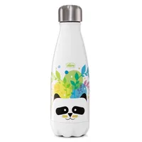 Chicco Fľaša nerezová termo Chicco Drinky Panda, 350ml