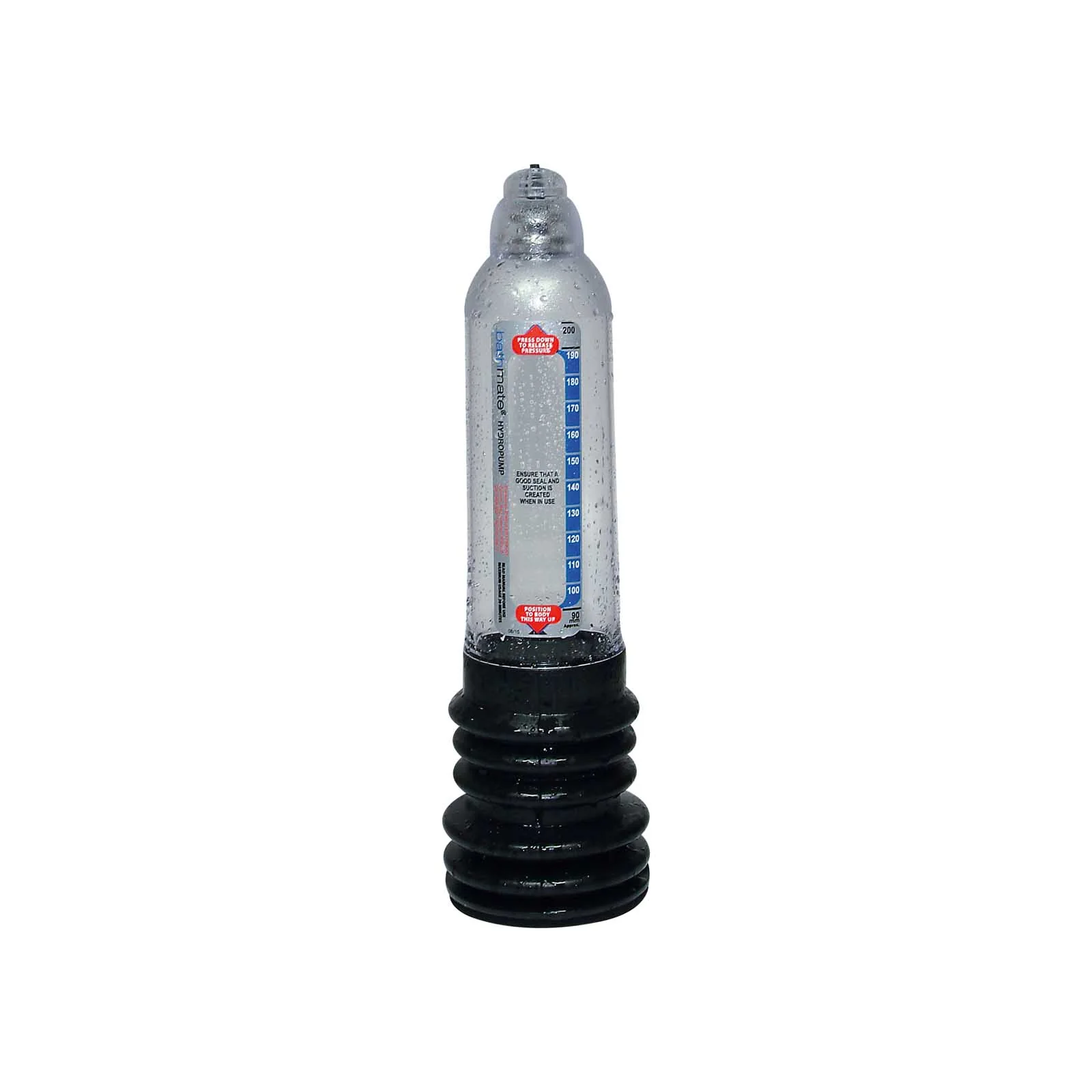 Vákuová pumpa na penis - Hercules transparentné