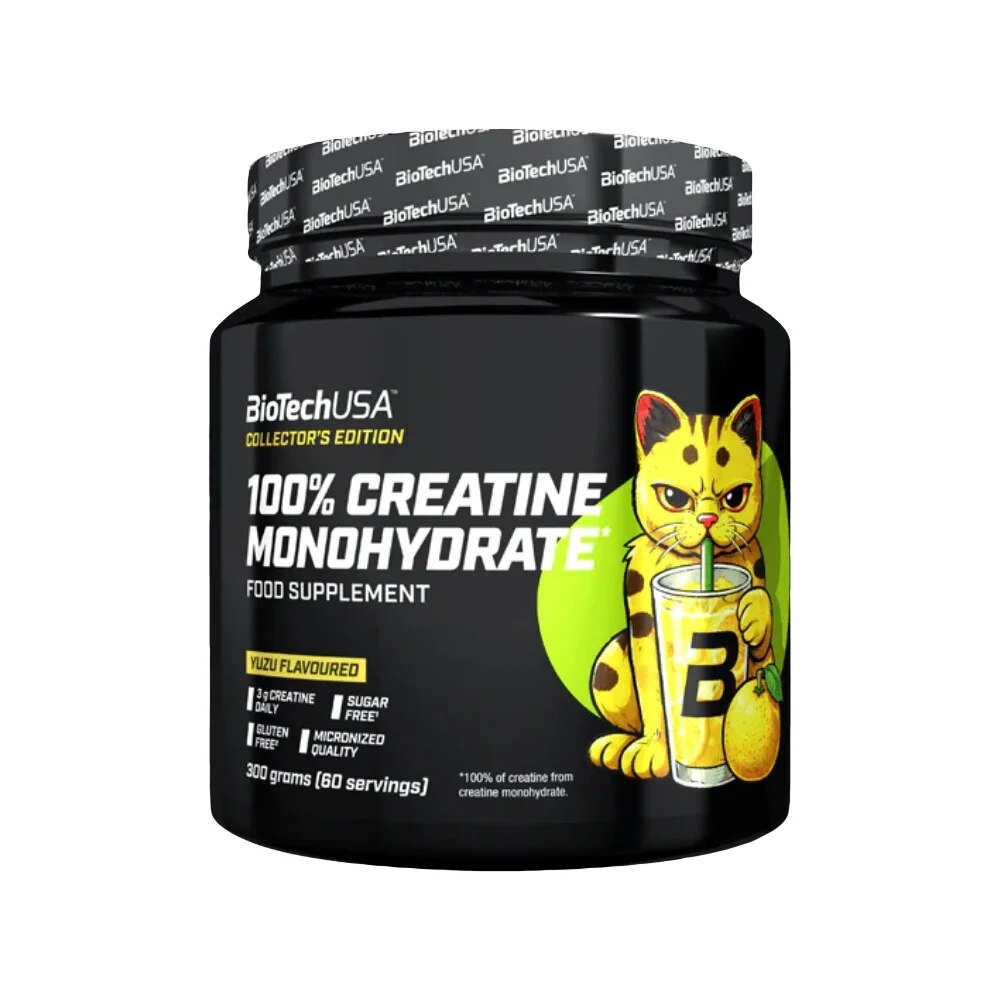 BioTech USA 100% Creatine Monohydrate 300 g yuzu