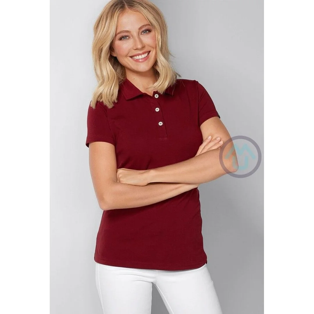 Dámske POLO tričko - bordo L